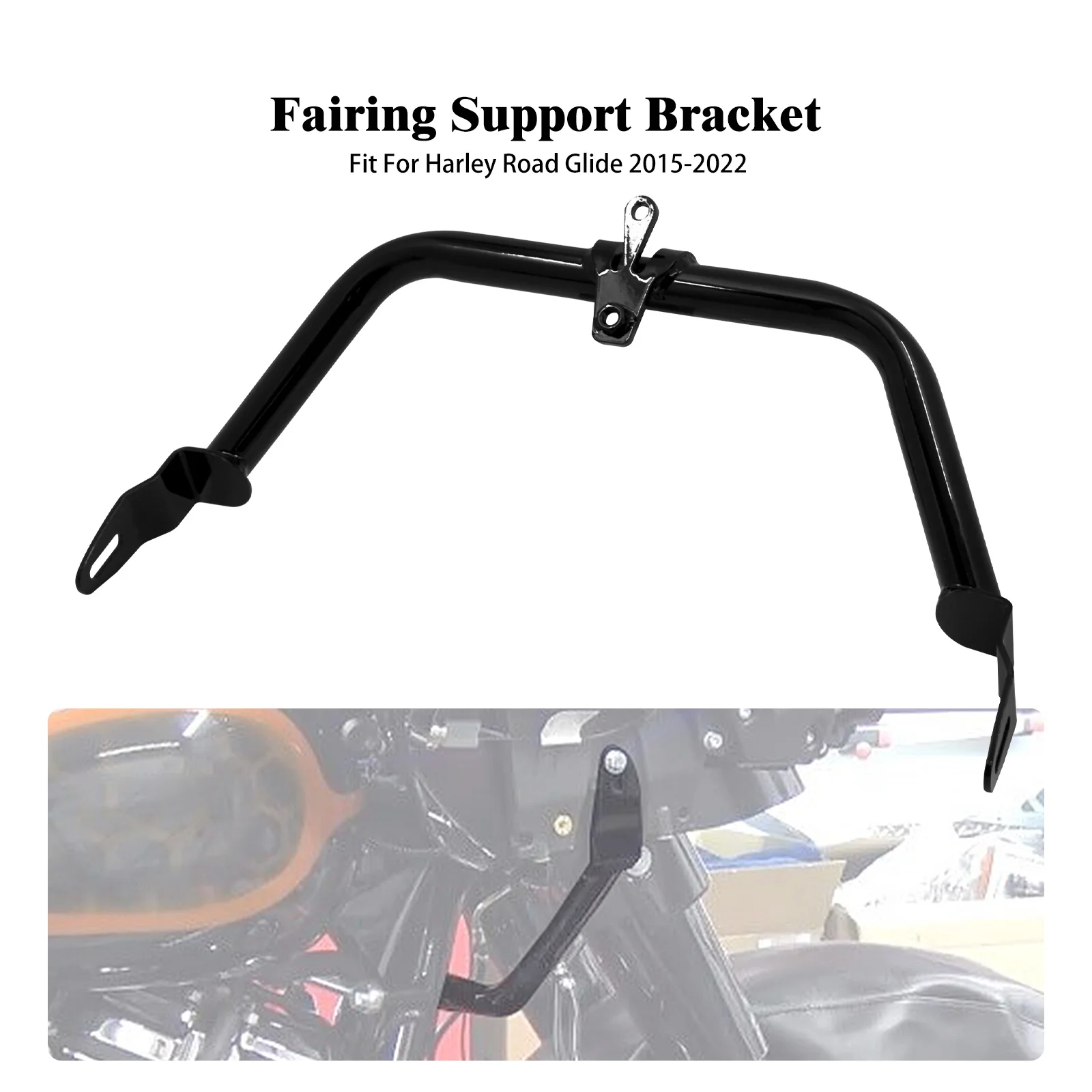 チョップドエンジンガード&フェアリングスポイラーカバー ハーレーロードグライド FLTRX 17-Up用 Chopped Engine Guard &Fairing Spoilers Cover For エンジンガードブラケットサイドフェアリングチンスポイラーハーレー