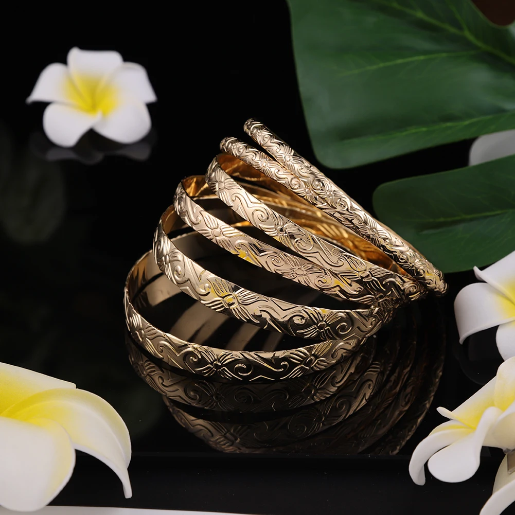 Cring coco gold plated copper bangles samoan hamilto gold bracelets