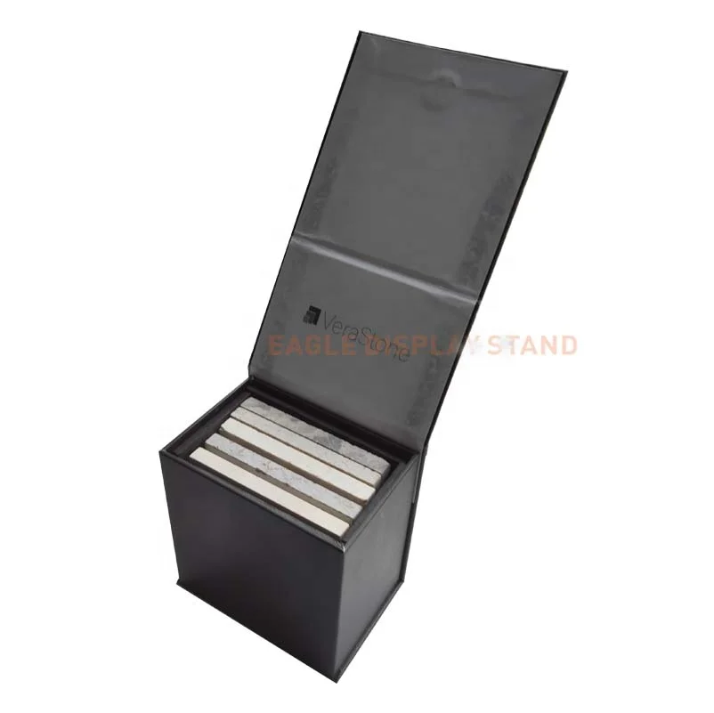Sample Display Box for Quartz Stone Tile Unique Box Design for Showcase Display Racks