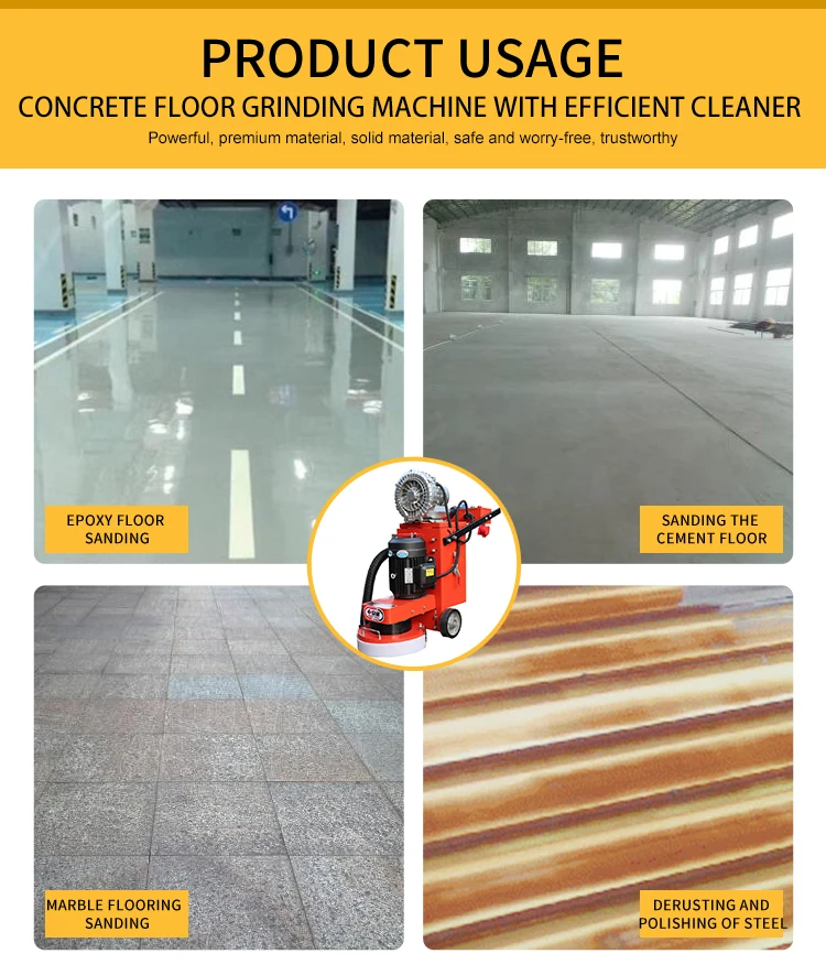 2022 Factory Price Concrete Grinder Machine High Performance Concrete Floor Grinder Road Construction details