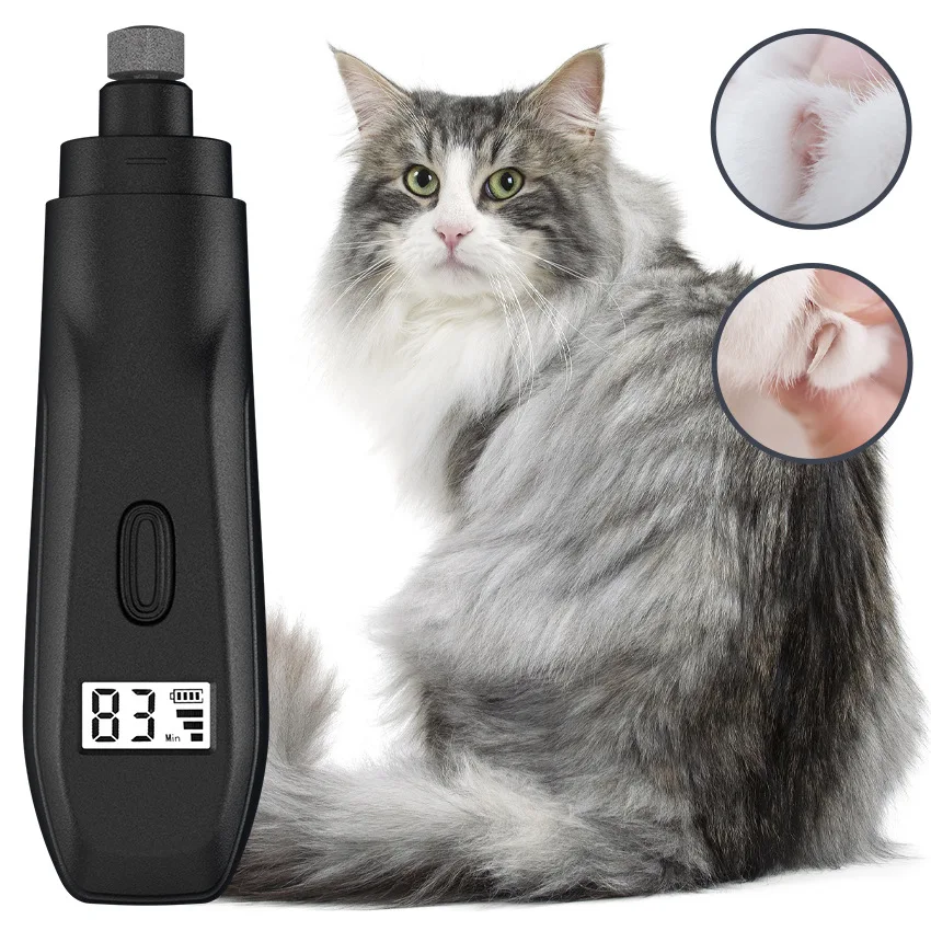 Pet Smart Rechargeable Dog Nail Clippers And Cat Electric Manicure