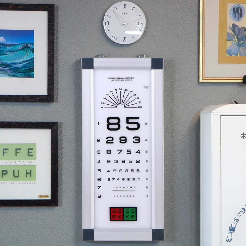 Optometry Equipment Chart Eye Vision Chart Eye test Light Box Children ...