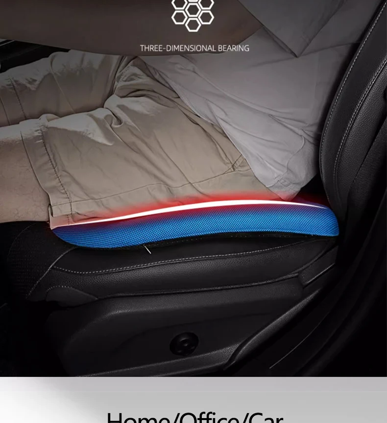 Orthopedic Hemorrhoids Office Chair Pressure Relief Coccyx Seat Cushion