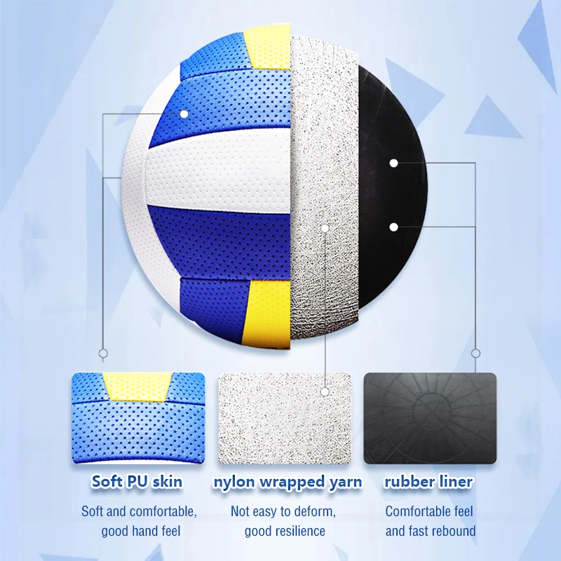 Women's Sports Gift Set Cheap Leather High Quality Volleyball Ball