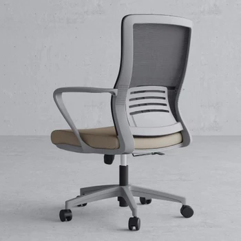 China Factory Seller White Ergonomic Back Training With Writing Table Mesh Office Chair