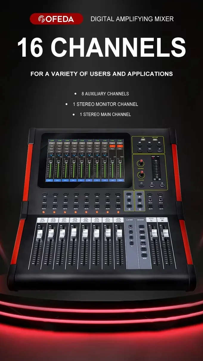 配信機器・PA機器・レコーディング機器 CLASSIC PRO Digital Mixing Console DM20 Professional DM20 Digital Mixing Console - 20 Channels for Studio
