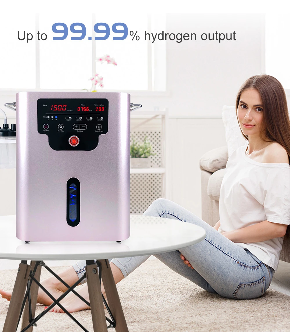 Spe Pem Hydrogen Generator Molecular Hydrogen Gas Inhalation Therapy