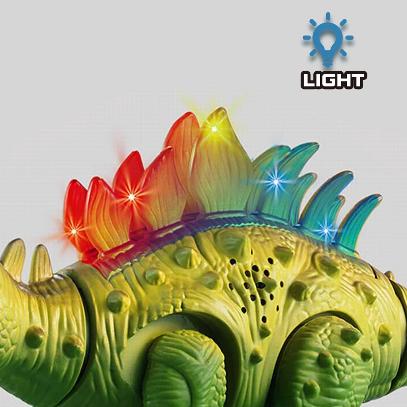 Stegosaurus Lichtschalterabdeckung – GFCI Steckdose, Schwarz, Flach & Wendbar