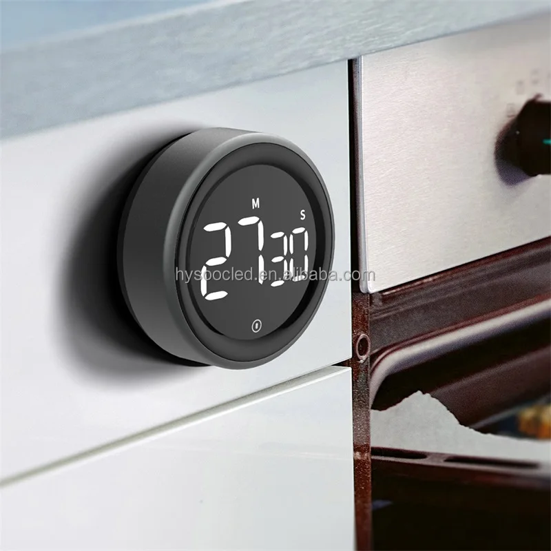Magnetic Digital Timer for Kitchen Cooking Shower Study Stopwatch LED Counter Alarm Remind Manual Electronic Countdown Digital