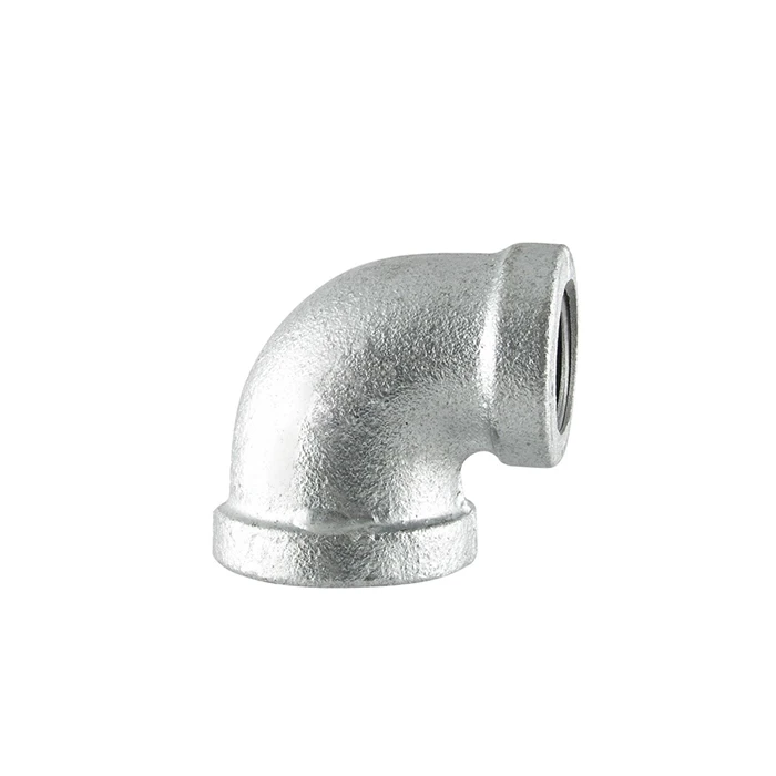 hot dipped gi elbows malleable iron casting pipe fitting