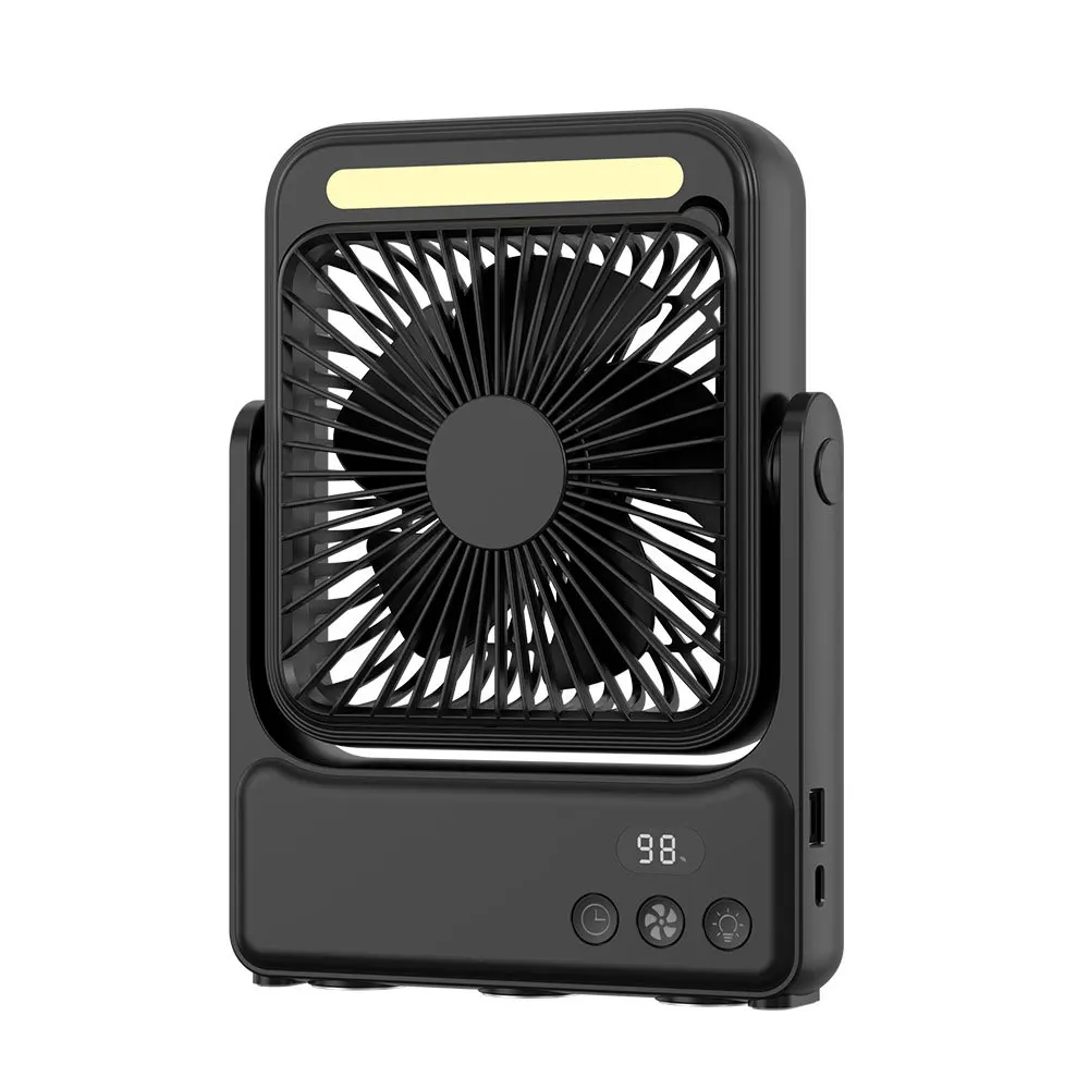 Customized Powerful Magnetic Suction 6-Inch Yacht Brushless Motor 4-Speed Adjustable Power Bank Desktop USB-Rechargeable Small