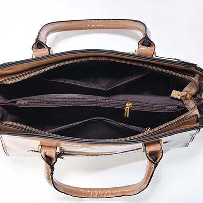 Mint pink Women's Handbag Set - Large Capacity 2 Piece Shoulder Bag with Matching Wallet