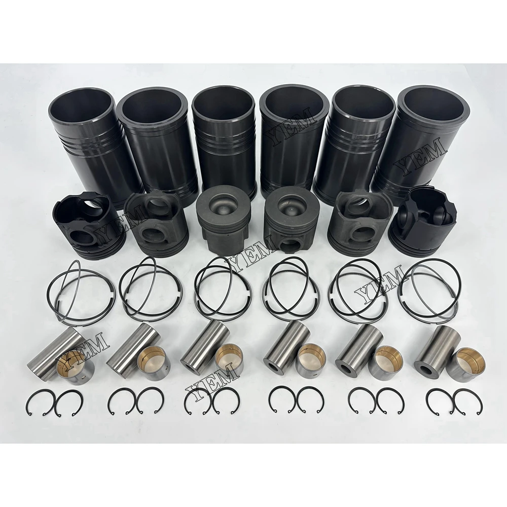 For Komatsu 6D125 Cylinder Liner Kit Engine Rebuild Kit 3