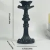 Portavelas alto negro 3D5aLT