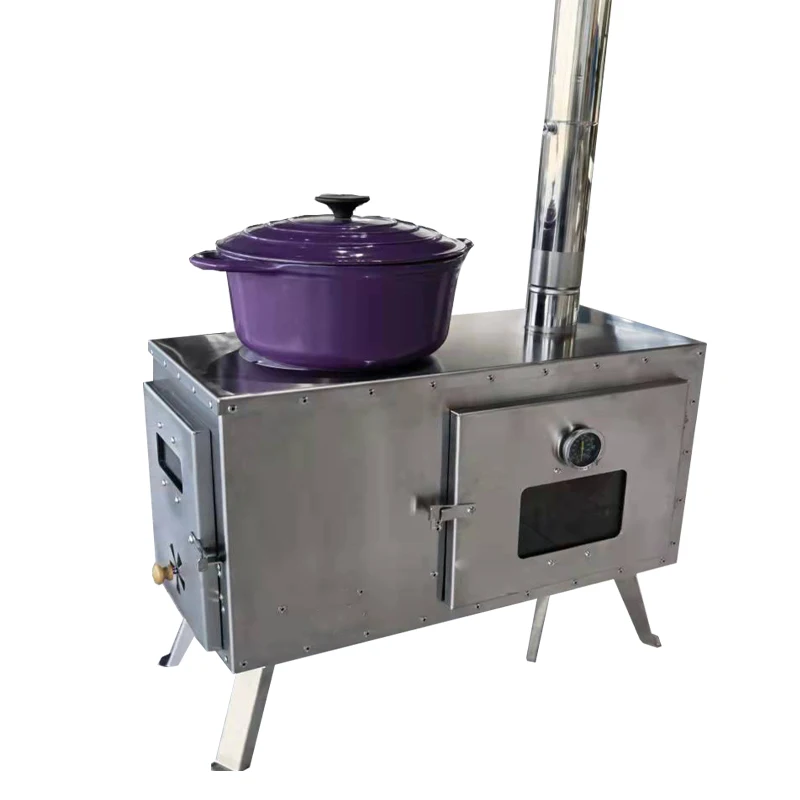 Source wood stove with oven camping stove portable tent stove on  m.alibaba.com