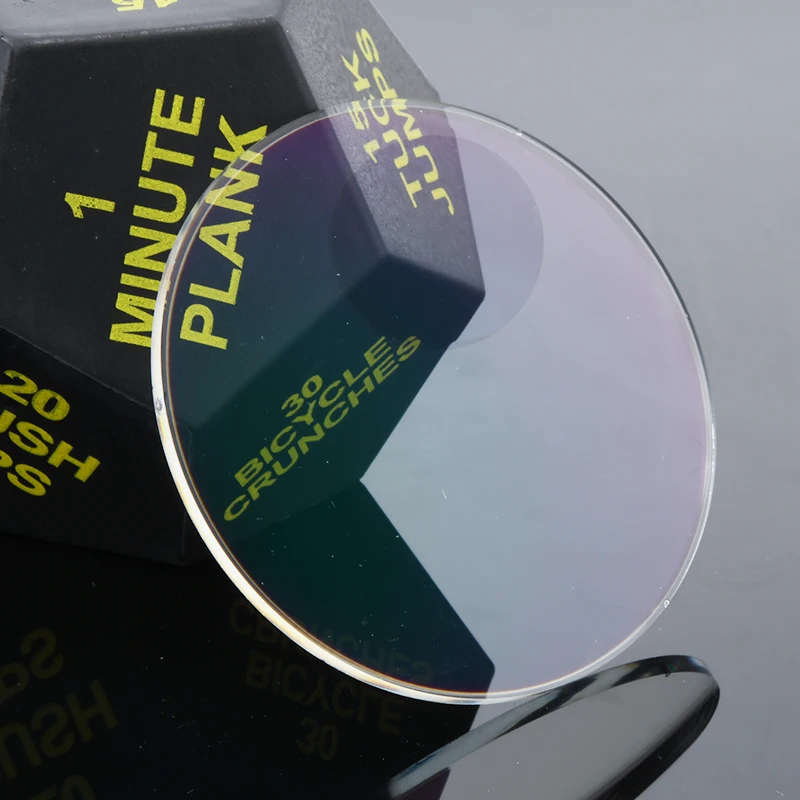Photo Grey Lenses 70/28 Invisible Bifocal Lens 1.56 Round Top Photochromic Bifocal HMC for Wholesale Sunglasses