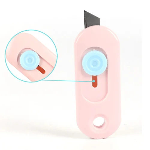 Customized Kawaii Cute Keychain Safe Colorful Cutter Utility Knife