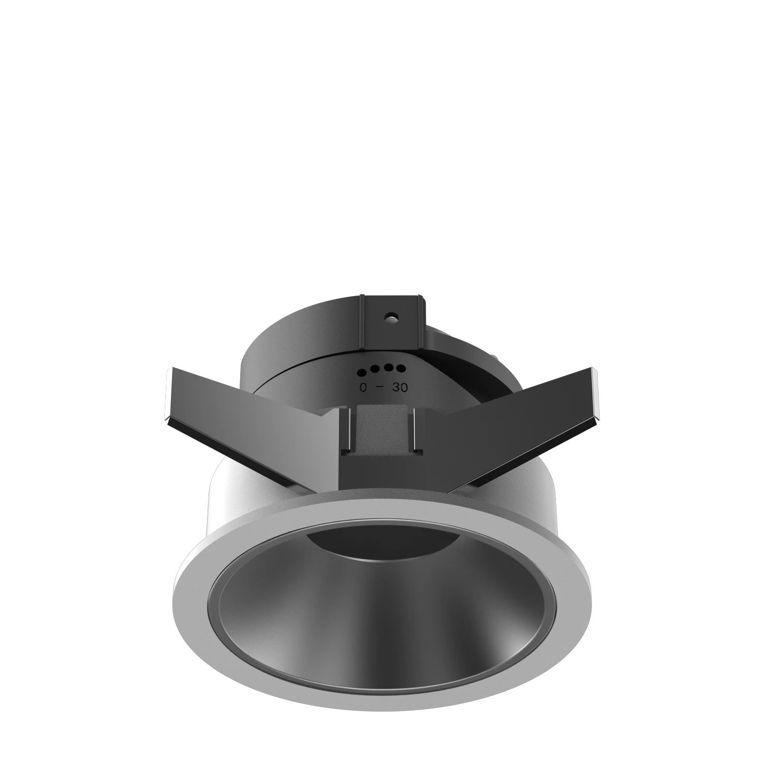 Round and Rectangular Black Adjustable Mr16 Gu10 Downlight Fixture  Frameless Recessed Spotlight Frame