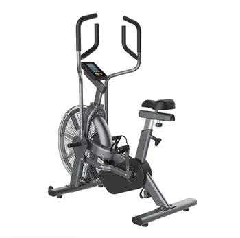 2021Best Price and Commercial Air Bike Fitness Equipment for weight loss Gym Cycling Exercise for Cardio Training spin with fan