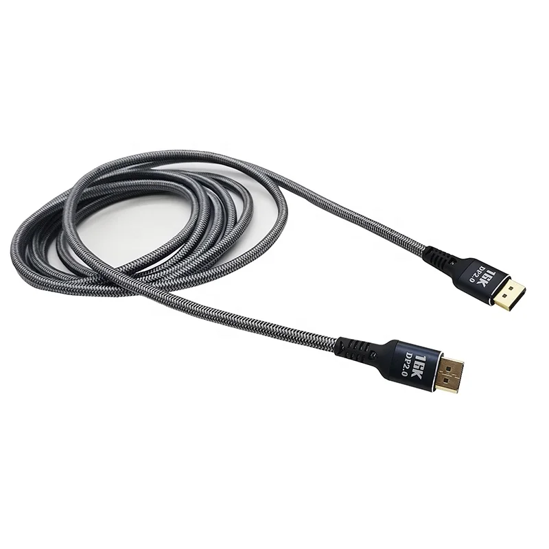 DisplayPort 2.0 Cable 16K@60Hz 8K@60H 4K@165Hz High Speed 80Gbps DP2.0  Adapter