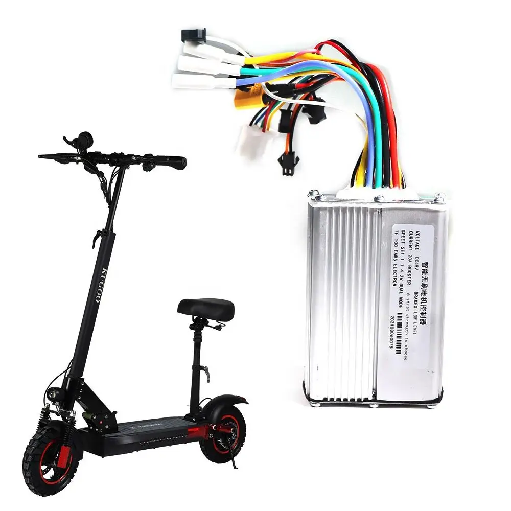 Ensemble de contrôleur de scooter électrique, moteur sans balais intelligent, pièces de rechange, DC36V, 48V, ontari8 KUGOO 18 Ensemble de contrôleur de scooter électrique, moteur sans balais intelligent, pièces de rechange, DC36V, 48V, ontari8 KUGOO 18
