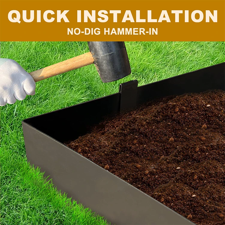 JHMech Landscape Edging OEM Rust Retaining Wall Professional Brown