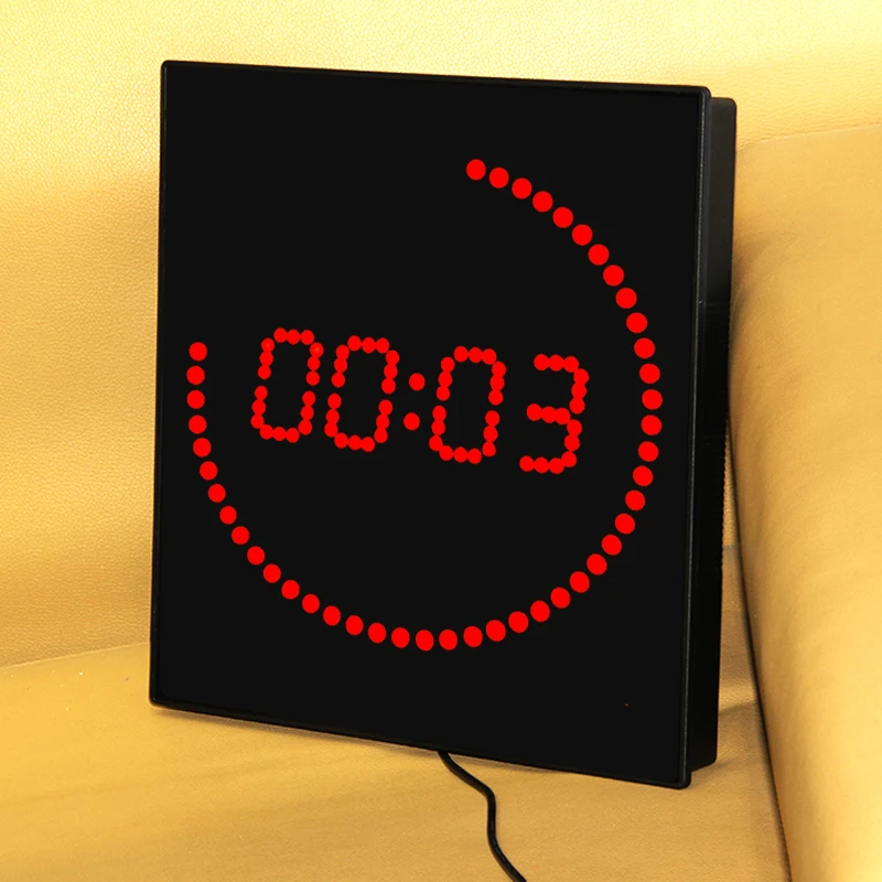 CHEETIE CP100 Good Quality Home Decor LED Custom Wall Clock Sound Alarm Clock Handmade Wall Clocks