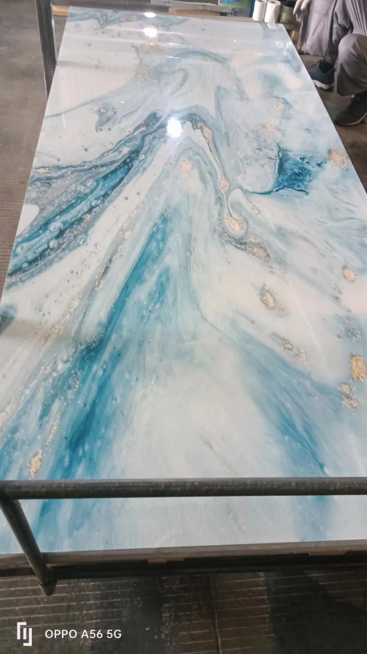 New Arrival Digital Printing UV PVC Marble Sheet Open Book Design for  Interior Wall Decoration