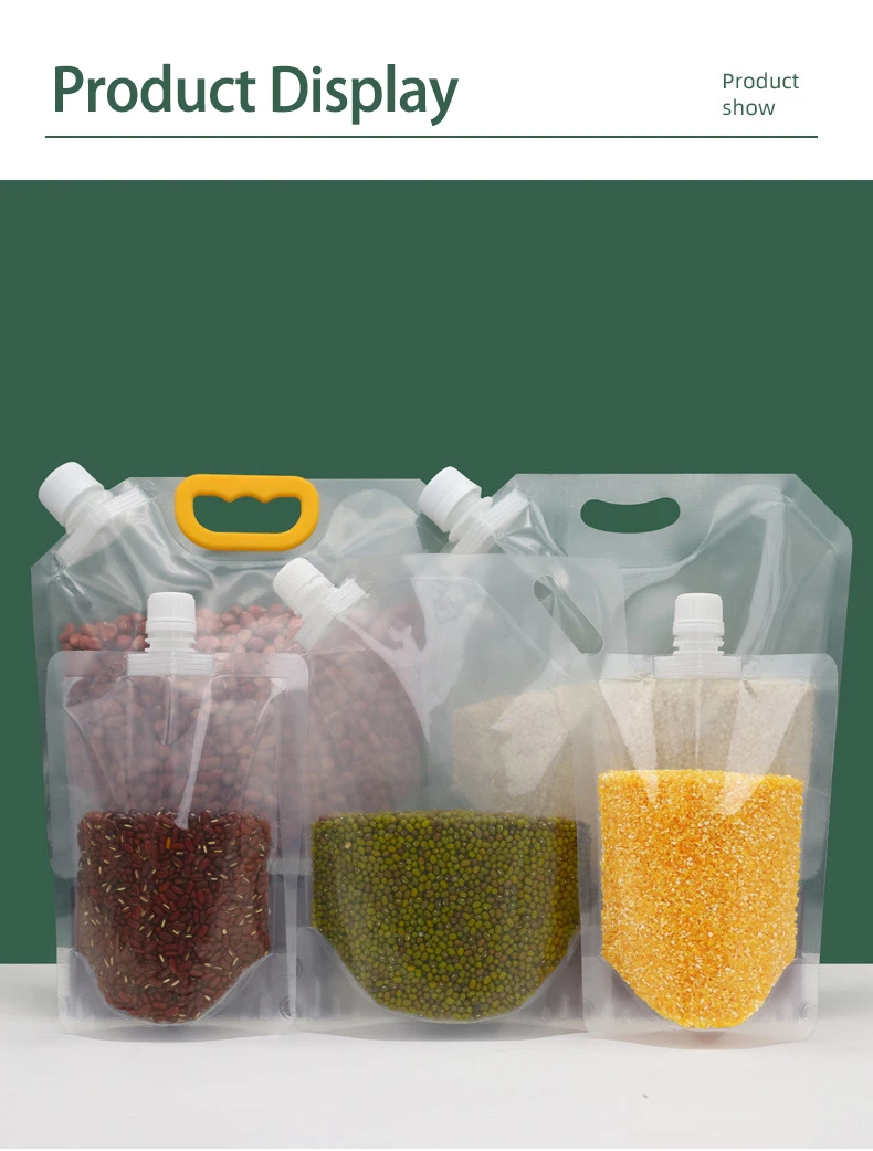 Special Bottle Shaped Pouch Beverage Injection Packing Soft Plastic