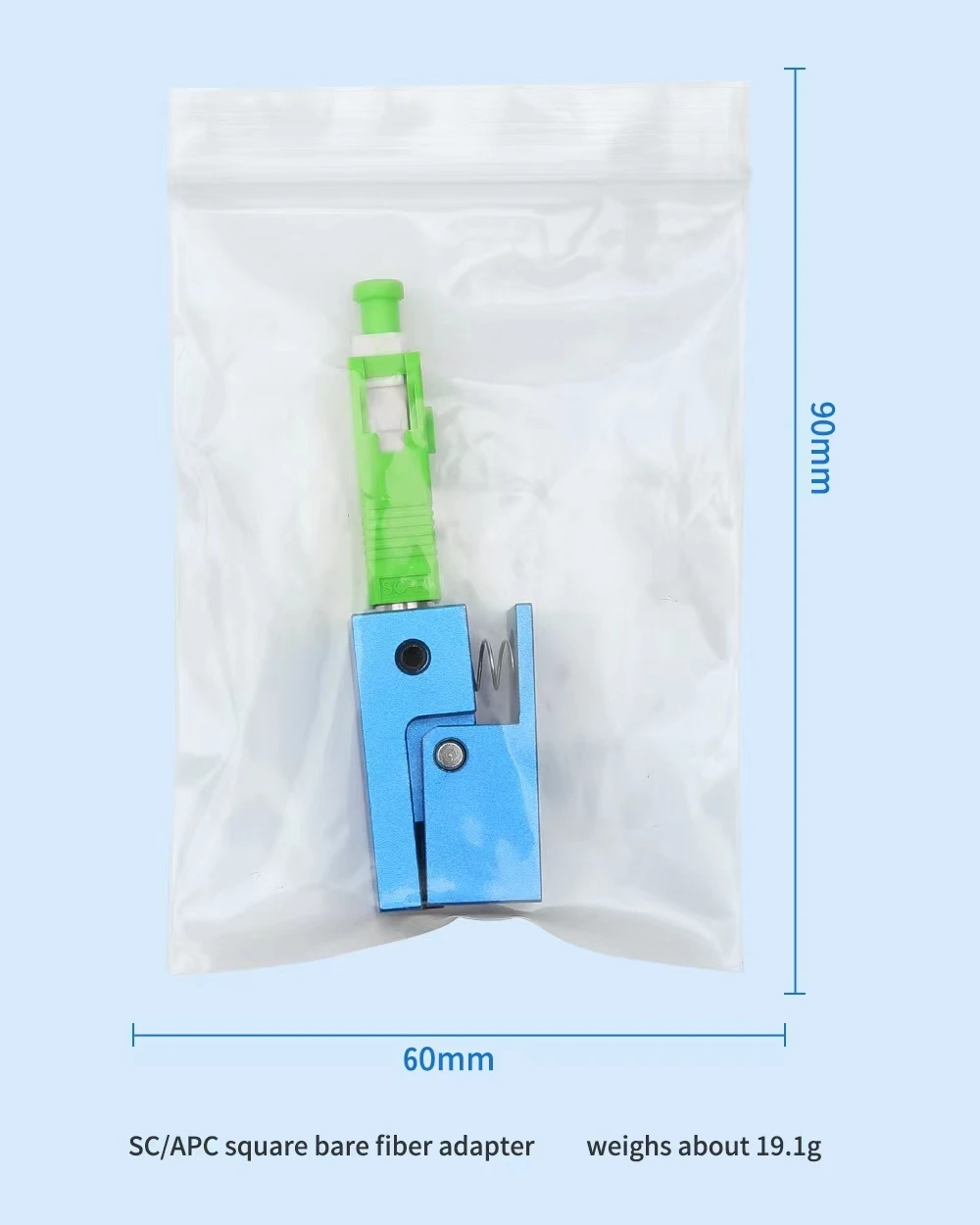 Sc Apc/upc Bare Fiber Adapter Square Single-mode Bare Fiber Cable Test ...
