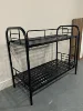 Black bunk bed