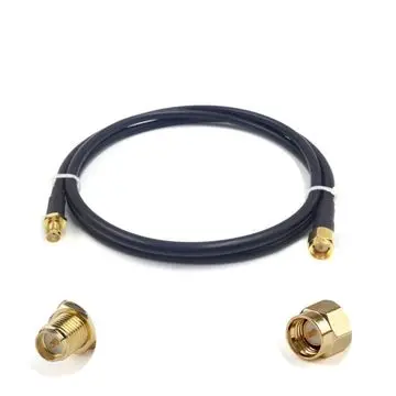 RG58U SMA Male to RP SMA Female Low Loss Extension Coaxial Cable