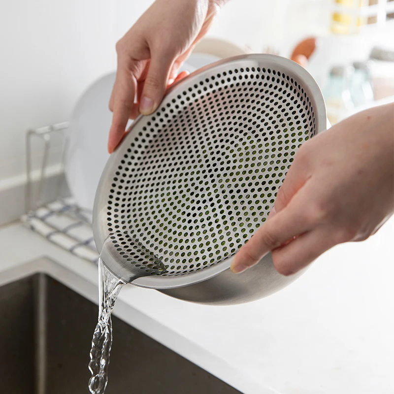 SHIMOYAMA High Quality Stainless Steel Salad Bowl Mixing Bowl for Kitchen Baking - Image 3