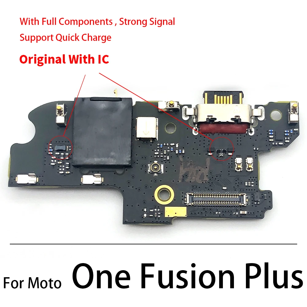 Original Charging Port Connector Flex Cable for Moto G10
