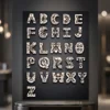 A TO Z ALPHABET WHITE
