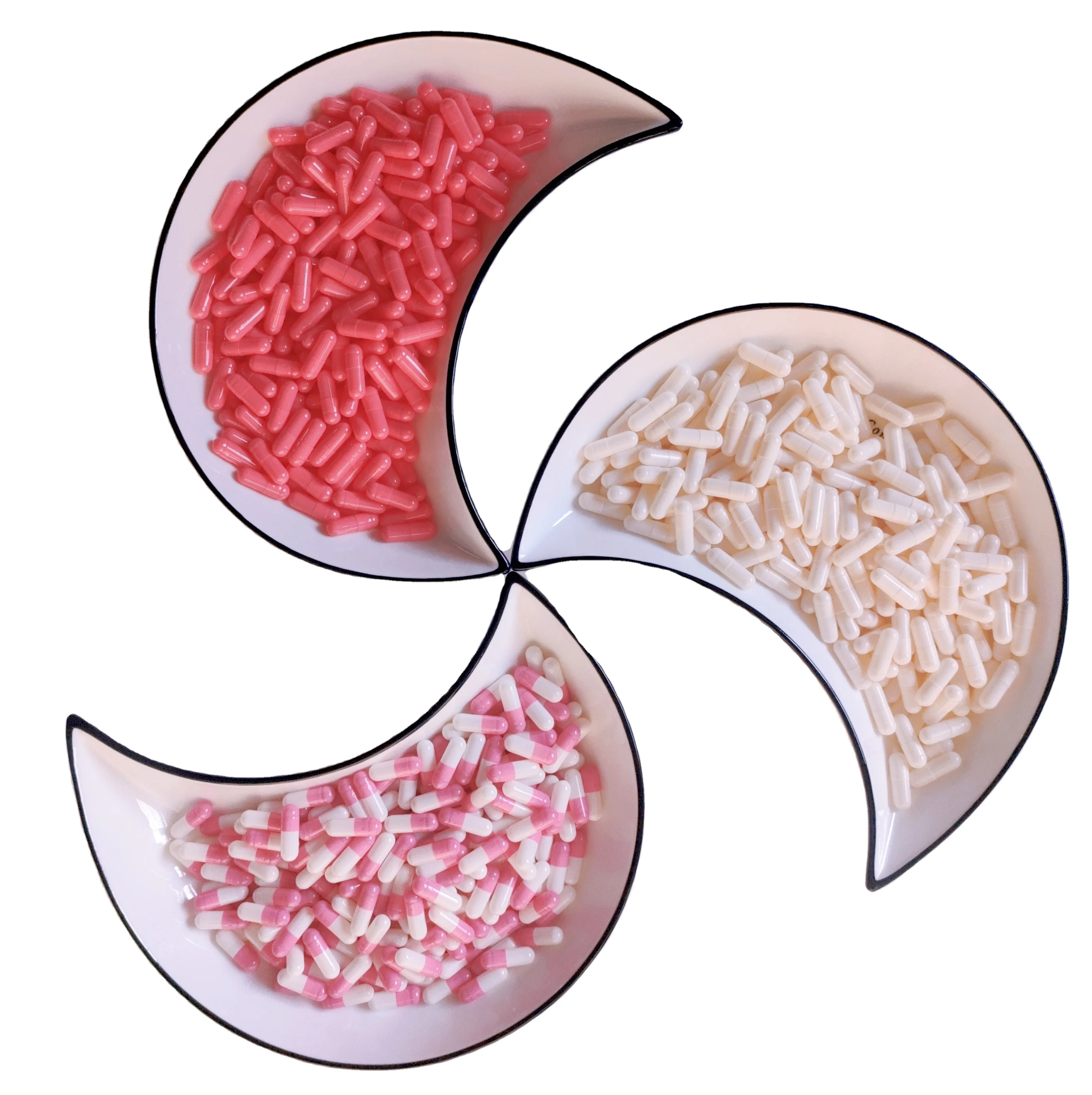 Пустая желатиновая Фармацевтическая Капсула для соединения желатина AB color, Размер 0