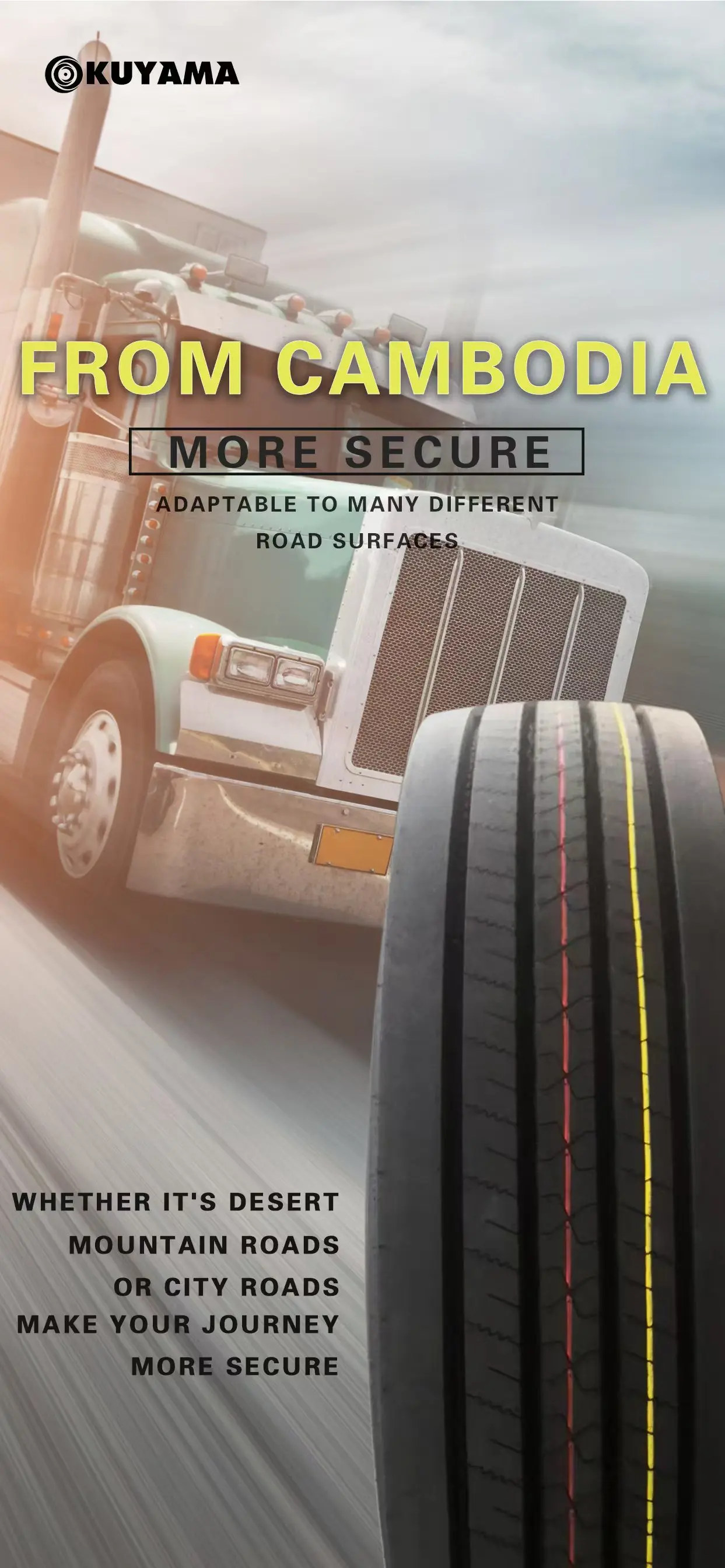 KUYAMA 295/75R22.5 Tires - High Quality at Lowest Price