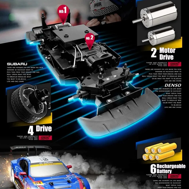 four-wheel drive drift racing high-speed racing