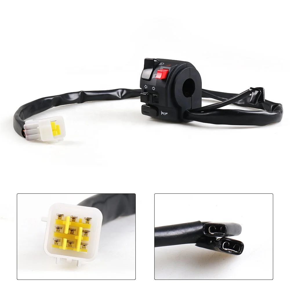 Turn Signal Electric Fog Lamp Light Start Handlebar Controller Switch Motorcycle Switches Motorbike Horn Button