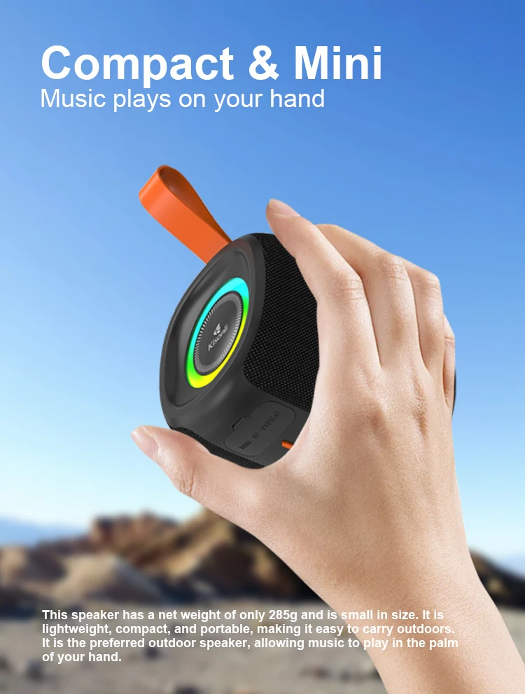 Kisonli Q40 China Manufacturer Mp3 Mini Subwoofer Portable Bt Speaker