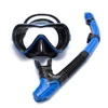 Blue cloth headband style - black silicone