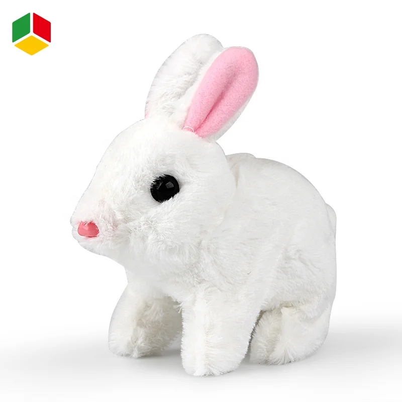 QS Toy OEM ODM-conejo/perro interactivo B/O, juguete inteligente