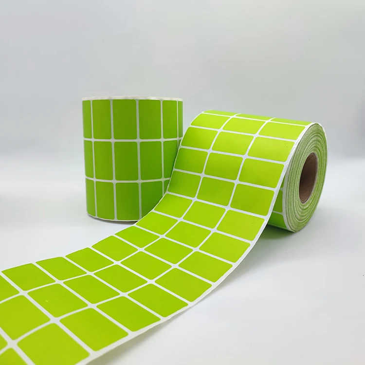 Waterproof PP Label 32mmx19mm 5000 Pieces White Label Synthetic Roll Inkjet Coated Glossy Synthetic PP Synthetic Label Roll supplier