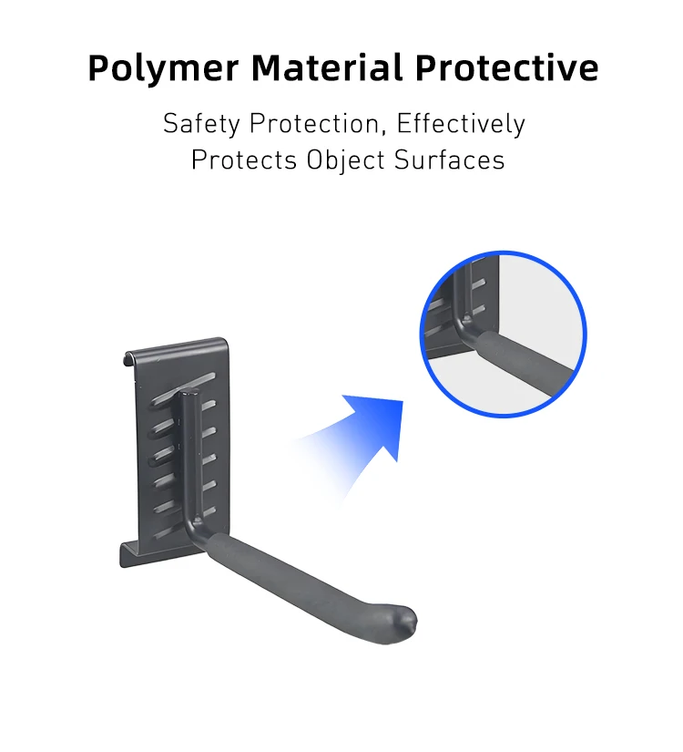 Hot Sale Factory Price Four-inch Single Hooks & Wall Organization Wall Display Hook manufacture