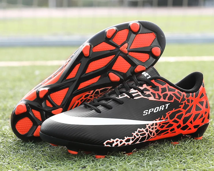 Мужская футбольная обувь высокого качества на заказ для мальчиков с мягкой подошвой носки нескользящая