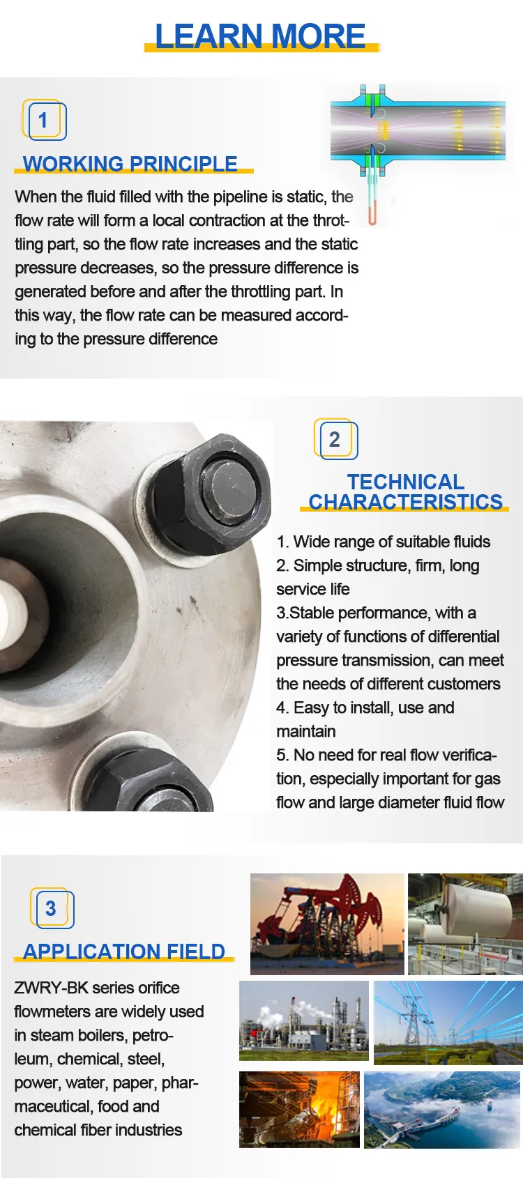 Supplier Orifice Plate Price Stainless Steel Flange Propane Gas
