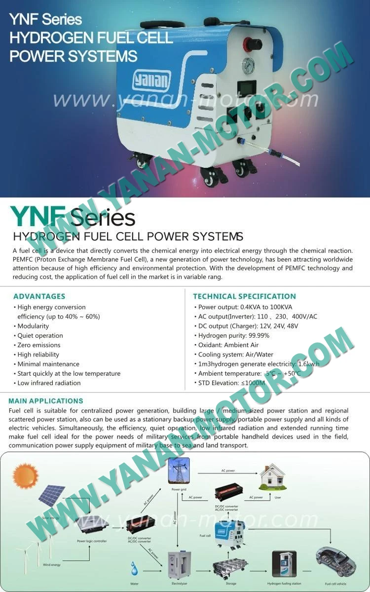 Yanan Pem Hydrogen Fuel Cell 1kw Powered Electricity Generator Price