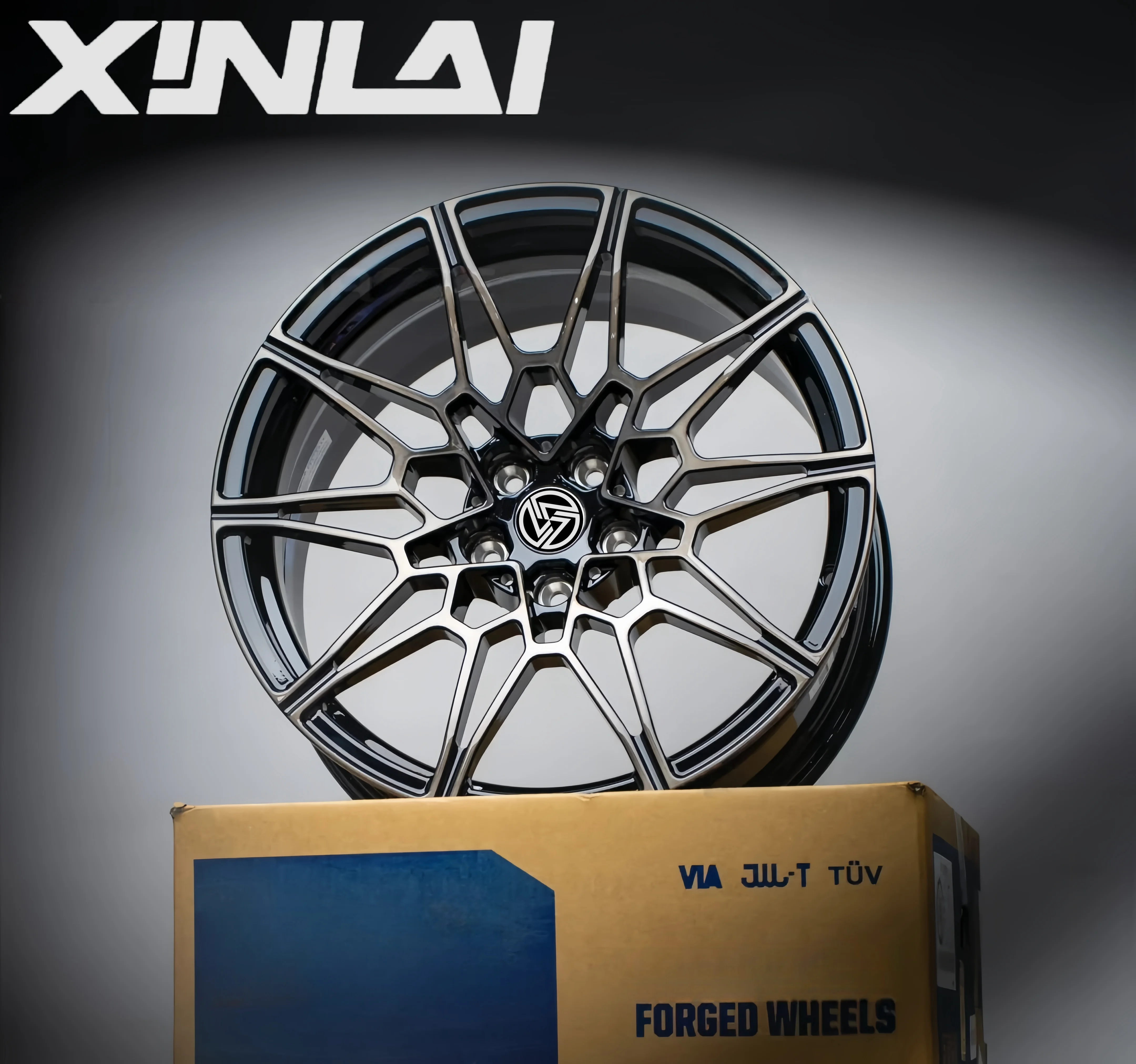 XINLAI Custom Deep Concave Wheel Hubs 5x120 5x112 5x114.3 18-22 Inch 1-piece Forged Wheel Rim for Racing Wheels - Image 3