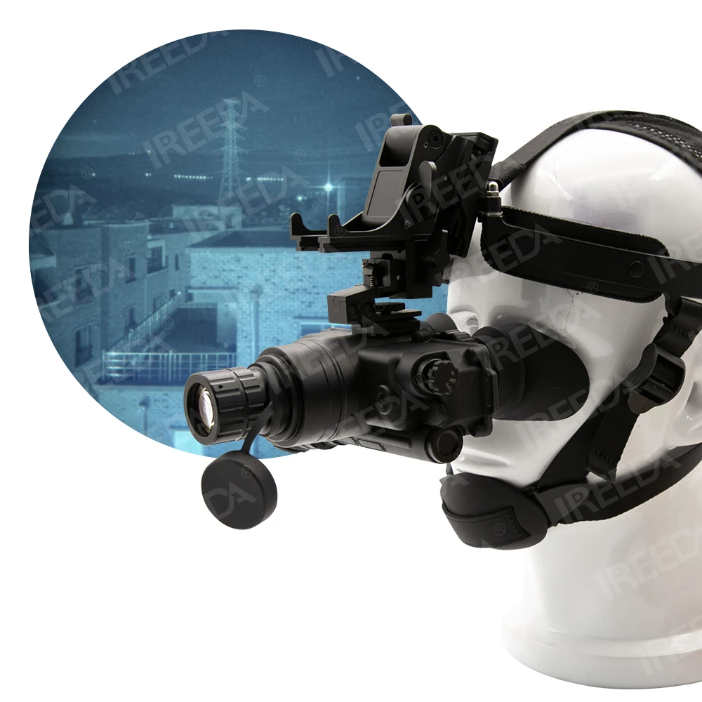 IREEDA Russian Gen2+/Gen3 Hunting PVS7 Nvg Helmet with MX10130 43x22.5mm Green/White Image Intensifier Tube Night Vision Goggles