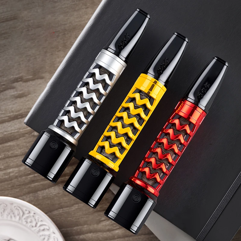 Двойная дуговая зажигалка с держателем для сигарет ветрозащитная зарядкой от usb без капель